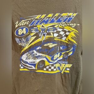 Van Halen Vintage Style 84 Racing Graphic Shirt Short Sleeve Unisex Size Medium